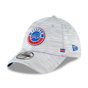 Men's New Era Gray Buffalo Bills 2020 NFL Sideline Official 39THIRTY Flex Hat